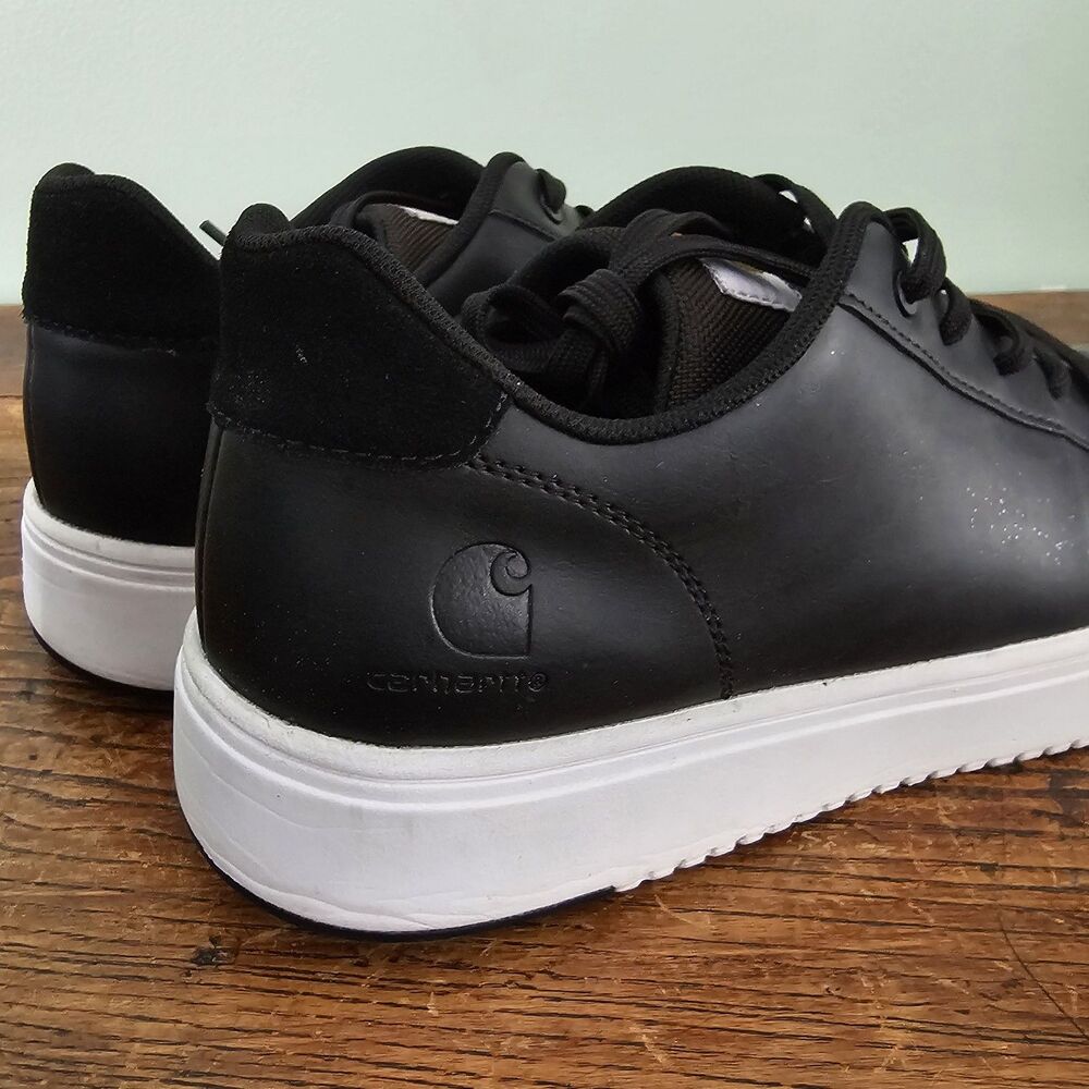 Carhartt Detroit Leather Work Sneaker Black Mens Size 12M - Picture 8 of 11